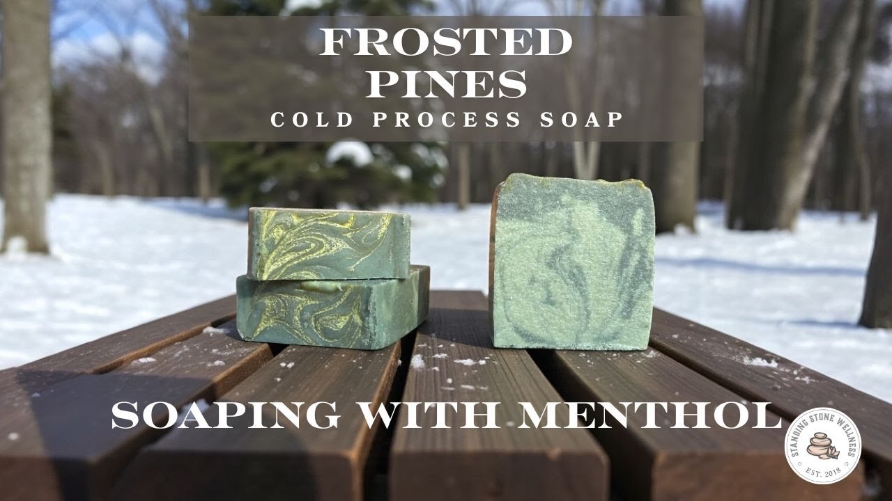 Мыло Frosted Pines холодного способа с ментолом