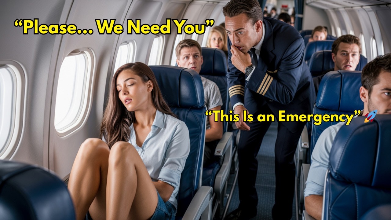 “She Was Sleeping in 8A — When the Captain Made This Desperate Announcement”