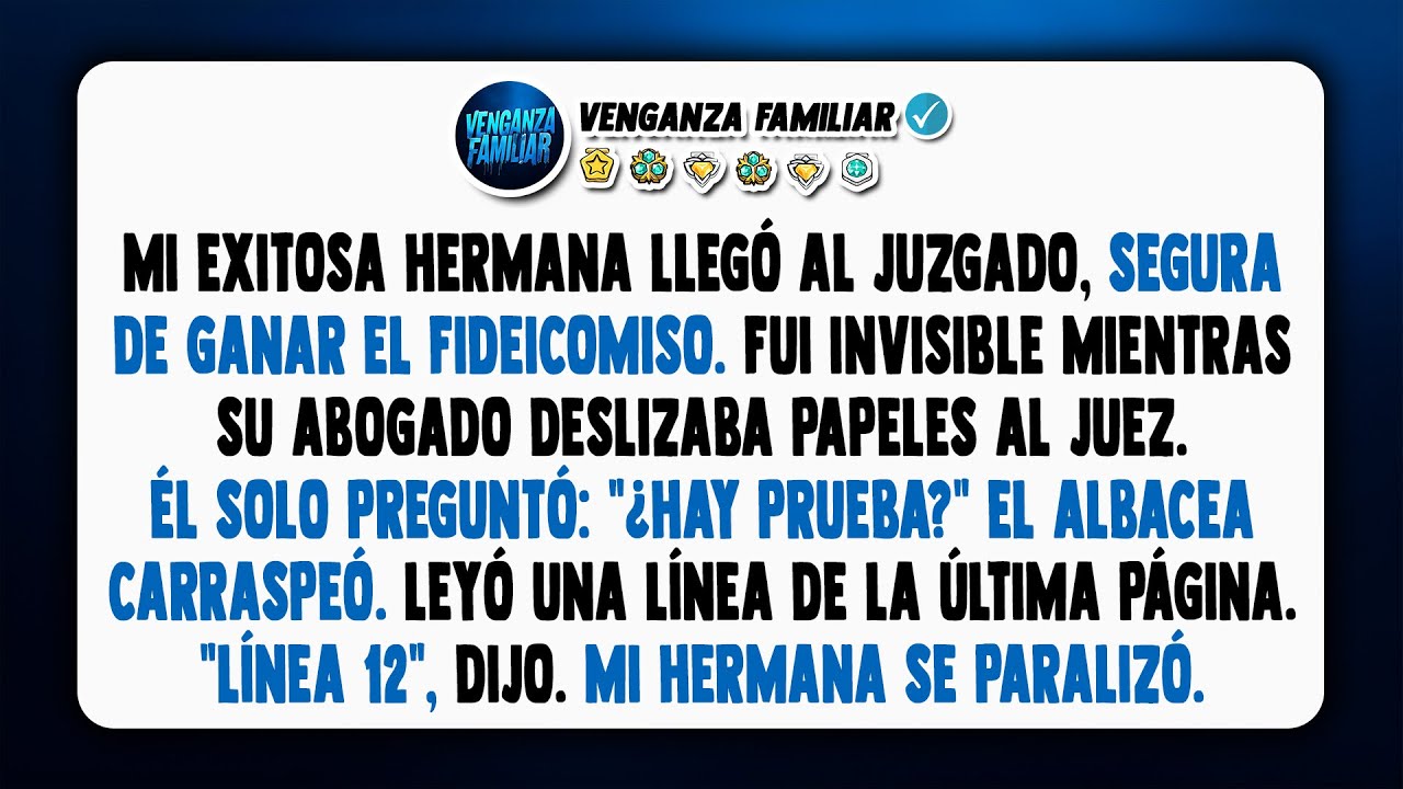 Mi hermana exitosa quiso mi herencia paterna, ¡pero una frase del ejecutor lo cambió todo!