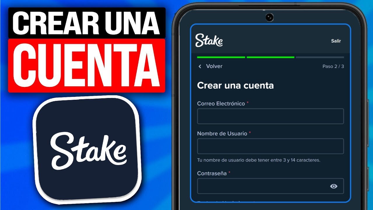 ✅ Cómo CREAR una CUENTA en STAKE (2026) l MUY RÁPIDO!!