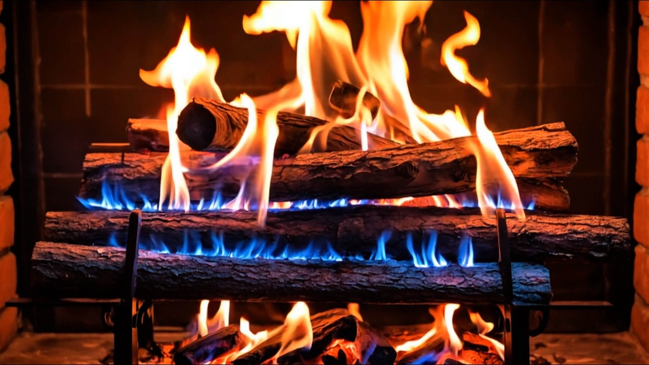 Color-changing Fireplace Glow That Instantly Calms You 🔥 Cozy Fire Ambience for Deep Relaxation