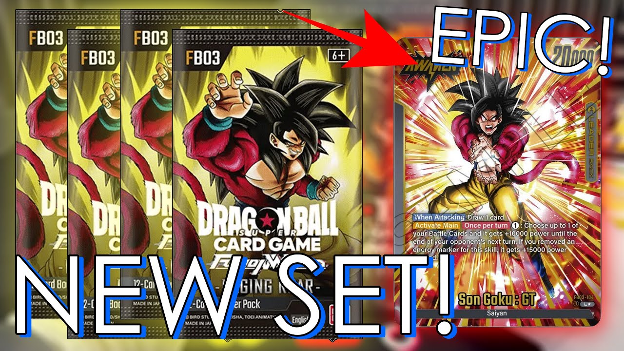EPIC ALT ART PULL! | Dragon Ball Super Card Game Fusion World FB03 Raging Roar Blister Pack Opening