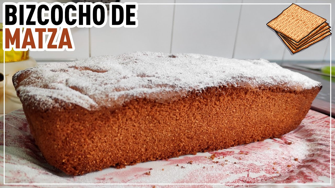 BIZCOCHO BÁSICO DE PESAJ *SOLO 3 INGREDIENTES* CON HARINA DE MATZA 🍪