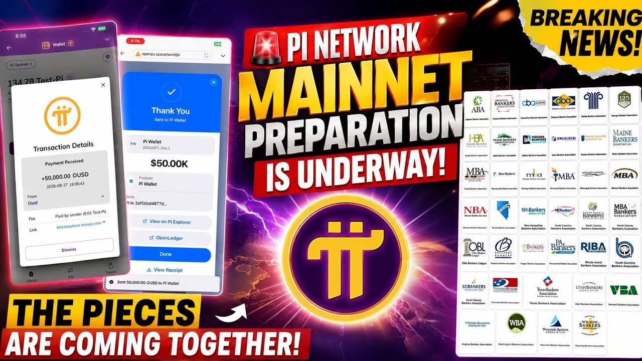 🔥 ПОДГОТОВКА PI NETWORK К ЗАПУСКУ MAINNET ИДЕТ ПОЛНЫМ ХОДОМ! 🚨 ВСЕ ЭЛЕМЕНТЫ СКЛАДЫВАЮТСЯ ВОЕДИНО!
