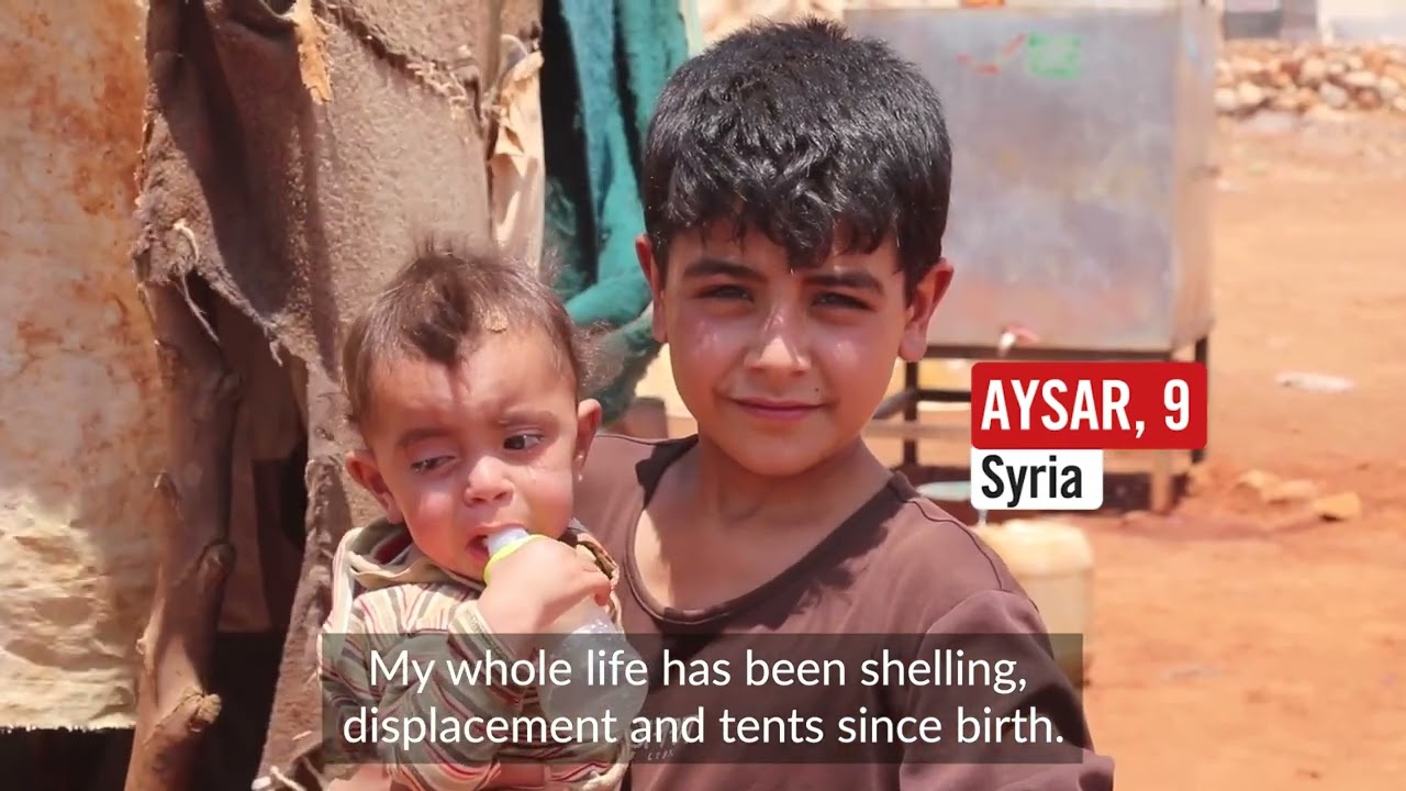 An unprecedented number of children are living in war zones the world