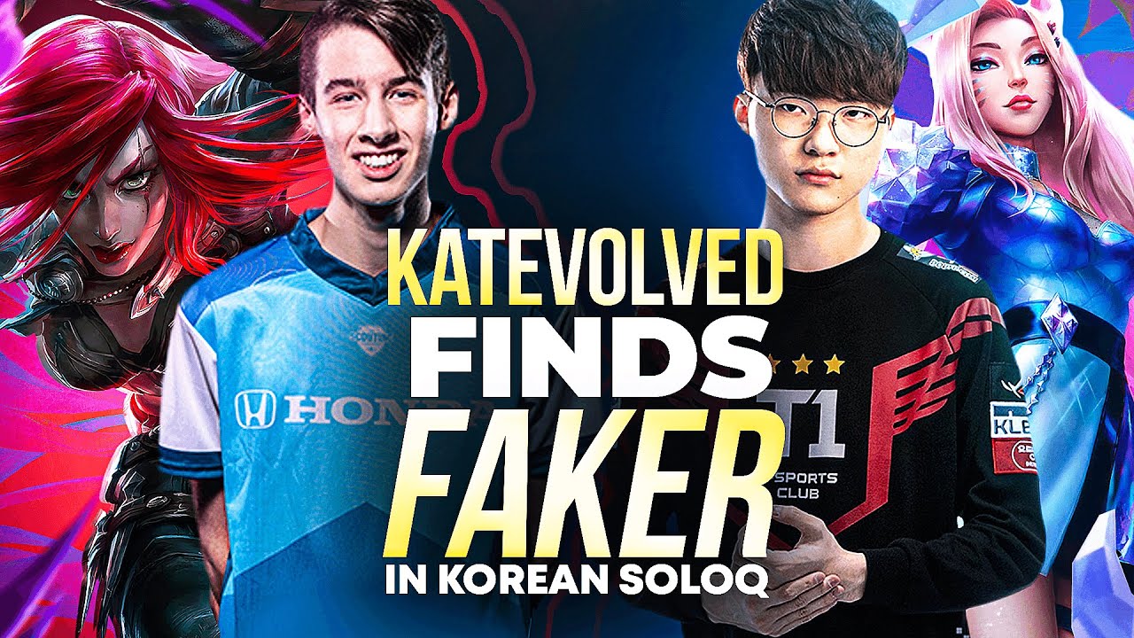 KATEVOLVED против FAKER в корейском SoloQ, и всё пошло не так, как ожидалось... *БЕЗУМИЕ 1 на 2*