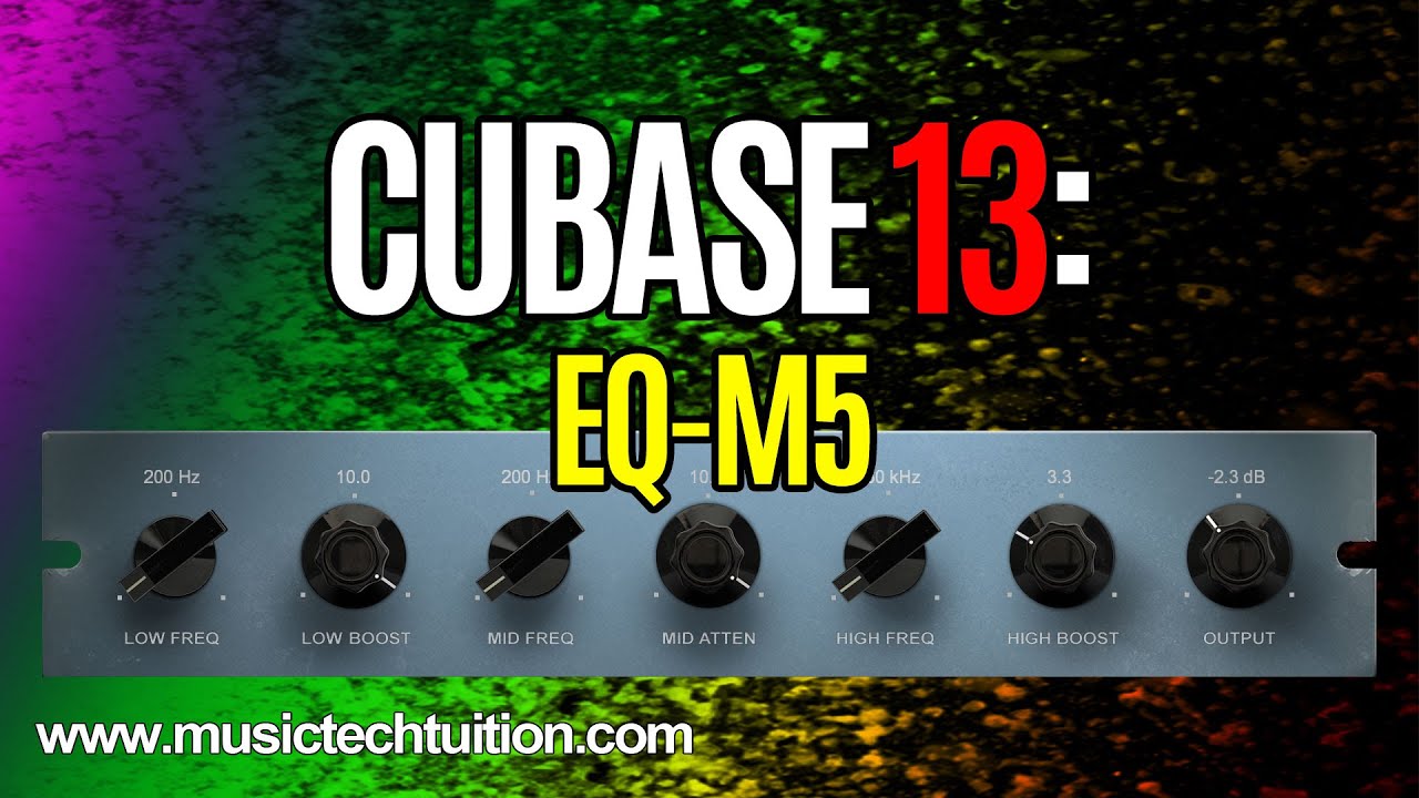 Cubase 13: плагин эквалайзера EQ-M5 Pultec MEQ-5-Style