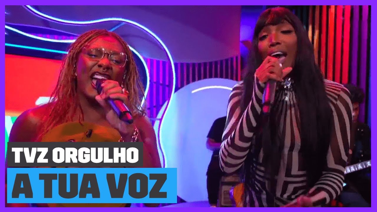 Liniker e Majur cantam 'A Tua Voz' (Gloria Groove) | TVZ Orgulho | M&uacute;sica Multishow