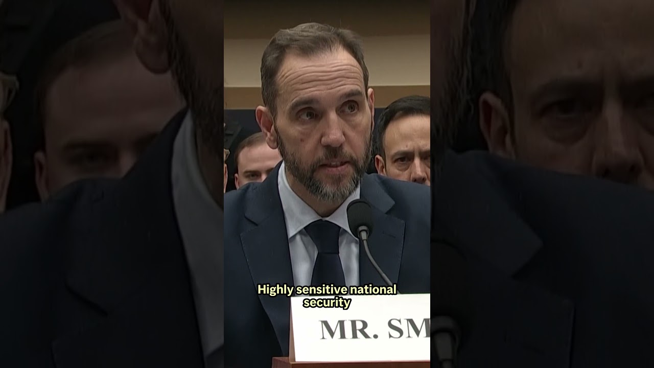 Jack Smith defends his investigations into President Trump