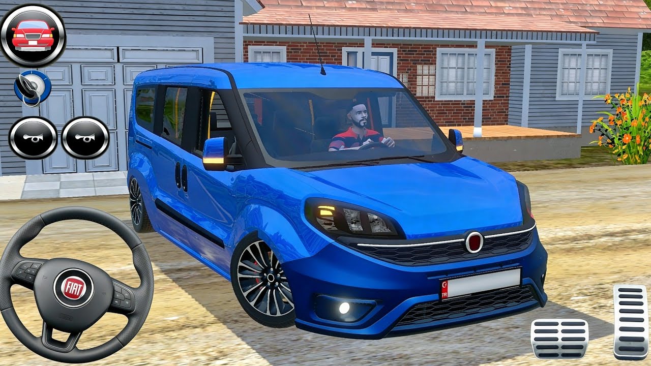 Modifiyeli Fiat Doblo Araba Sürüş Oyunu - New Etiket Online Multiplayer #5 - Android Gameplay