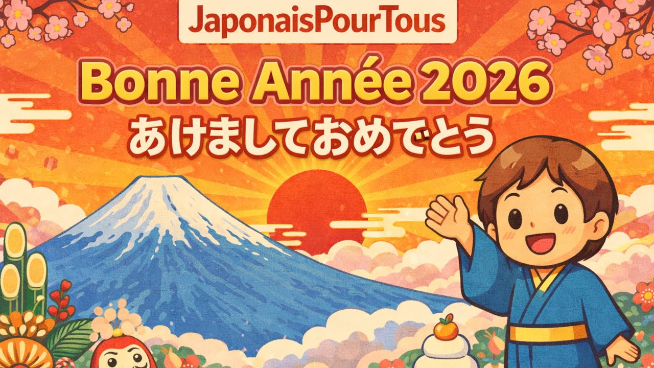 Bonne année 2026 - 明けまして おめでとう (ございます)