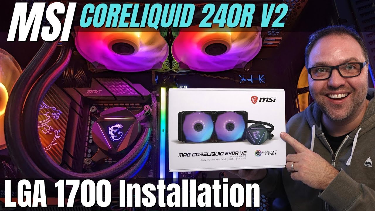 Как установить MSI MAG Coreliquid 240R V2 на сокет LGA 1700