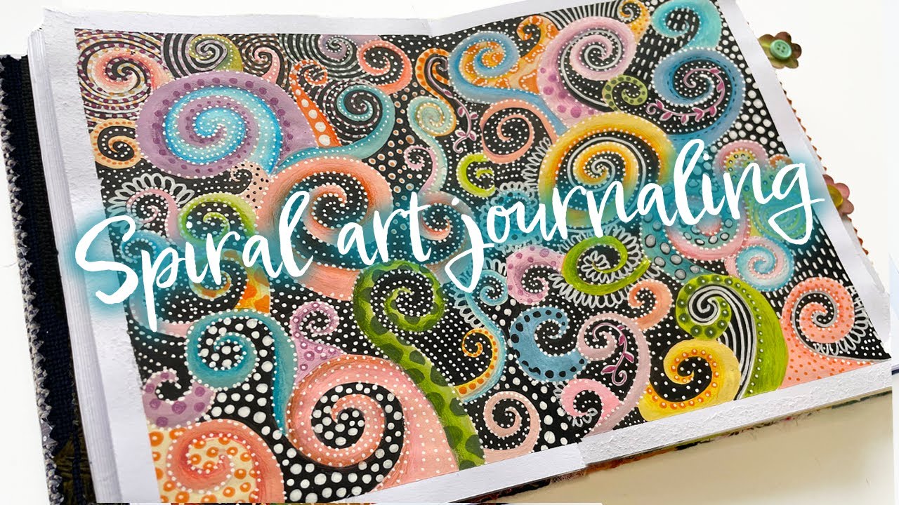 Spiral art journaling for beginners