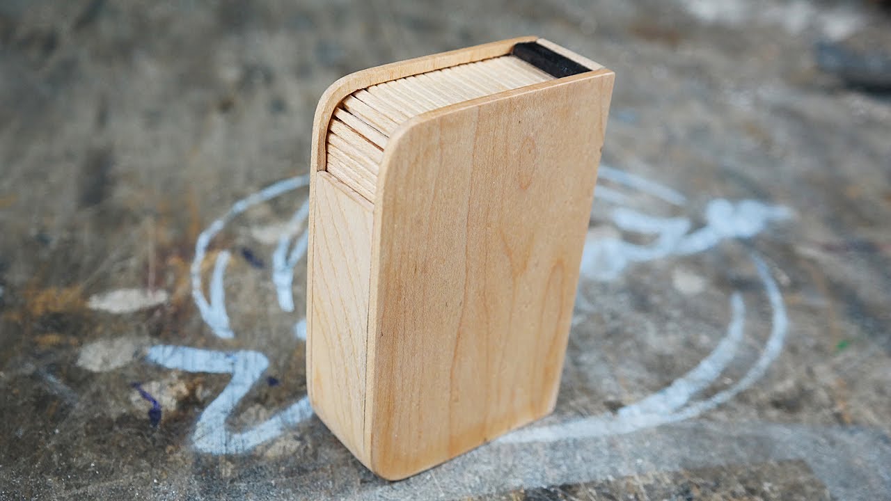 최첨단 원목 담배 케이스 만들기 / Making a wooden cigarette case