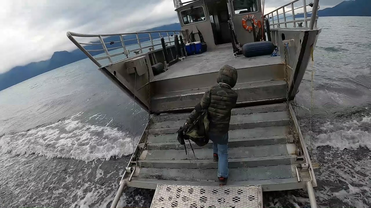 Camping on Abandoned Island in Alaska