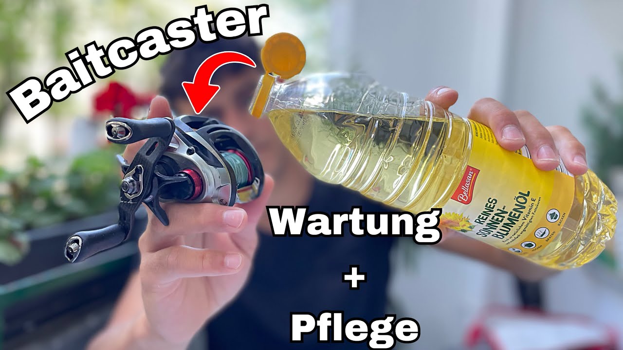 Rollenwartung. Baitcastrolle PFLEGEN und WARTEN. So wird's gemacht! #angeln #wartung