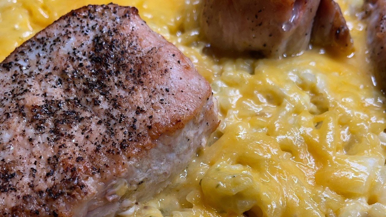 Pork Chop & Hash Brown Casserole