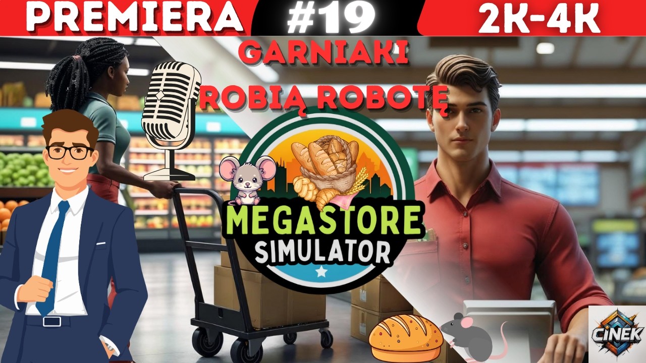 GARNIAKI ROBIĄ ROBOTĘ🕴🏻🏪MEGASTORE SIMULATOR #19 #simulator #gameplay #letsplay #games