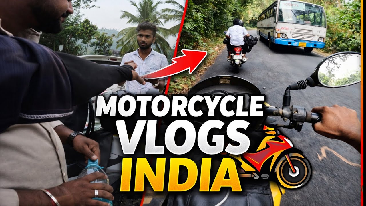 Motorcycle vlogs India/kerala trip😰 #India #trip 