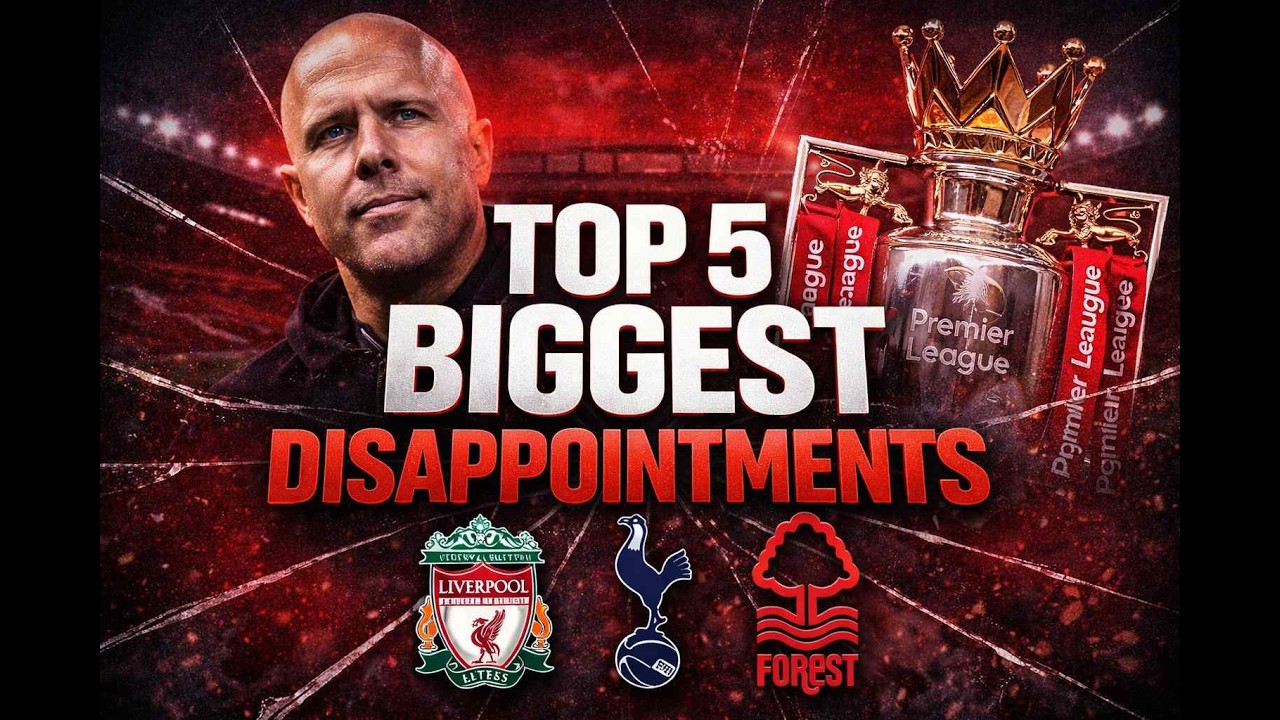 Top 5 Most Underperforming Premier League Teams (Ranked)