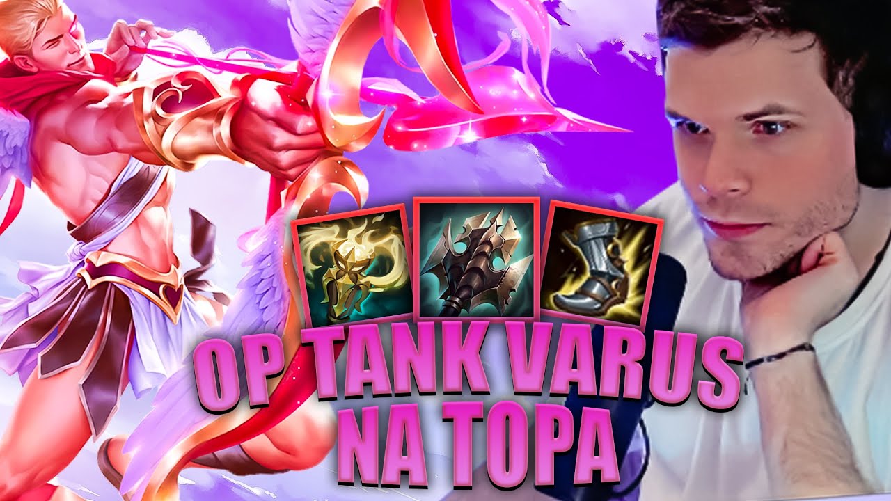 GUCIO I LEAGUE OF LEGENDS I OP TANK VARUS NA TOPA? I NAJLEPSZE MOMENTY STRIMA #605