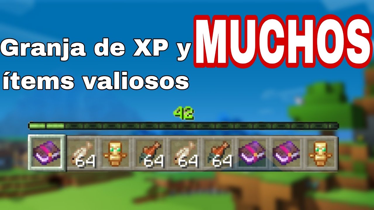Como hacer una GRANJA de PESCA AUTOMATICA. Muchos ITEMS VALIOSOS en Minecraft Bedrock