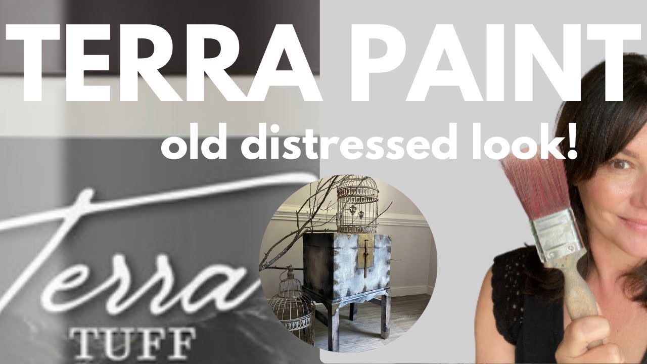 How to paint a box with Terra Clay Paint - A Dixie Belle Tutorial