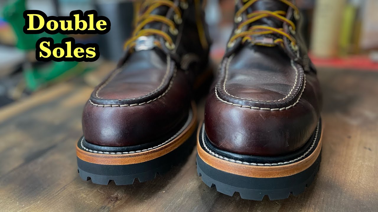 Thorogood Resole/Double Soles #shoerepair #cobbler