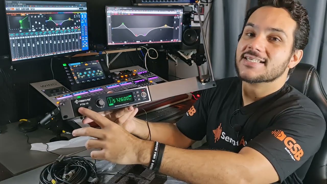 Monitor de palco in ear do Aliexpress Phenyx Pro PTM-10 Estéreo - SSO PRESTA?