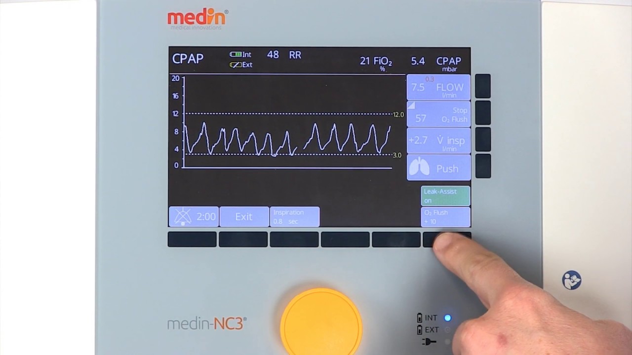 medin-NC3: CPAP with leak assist