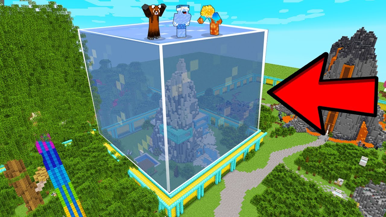 FIQUEI PRESO EM UM CUBO DE GELO QUE CAIU NA CASA DO MEU AMIGO