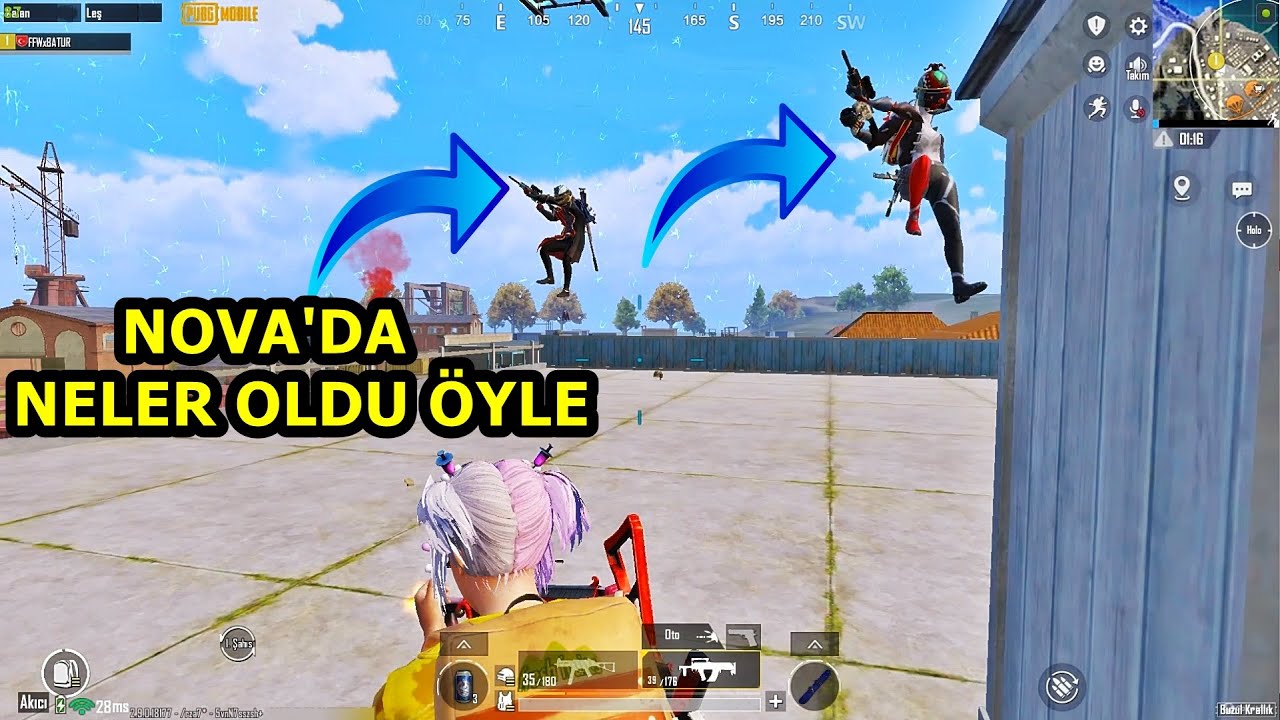 NOVADA NELER OLDU ÖYLE ! KAÇ TANE 1VS4 ? SOLO SQUAD PUBG MOBİLE