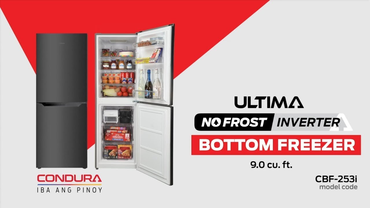 Condura Ultima Bottom Freezer I No Frost Inverter Refrigerator
