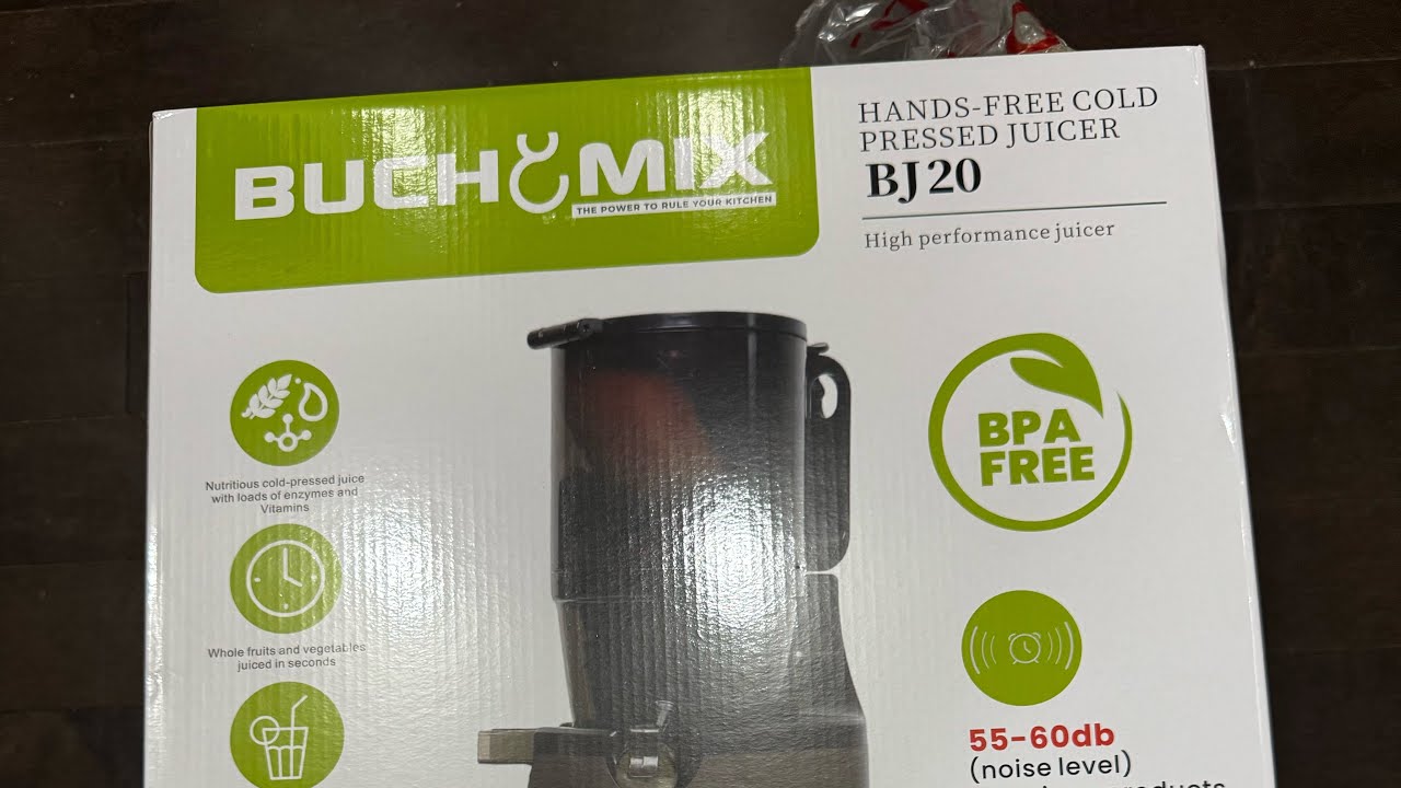 UNBOXING THE BUCHYMIX HANDSFREE COLD PRESSED JUICER || What’s inside the box + hands on experience