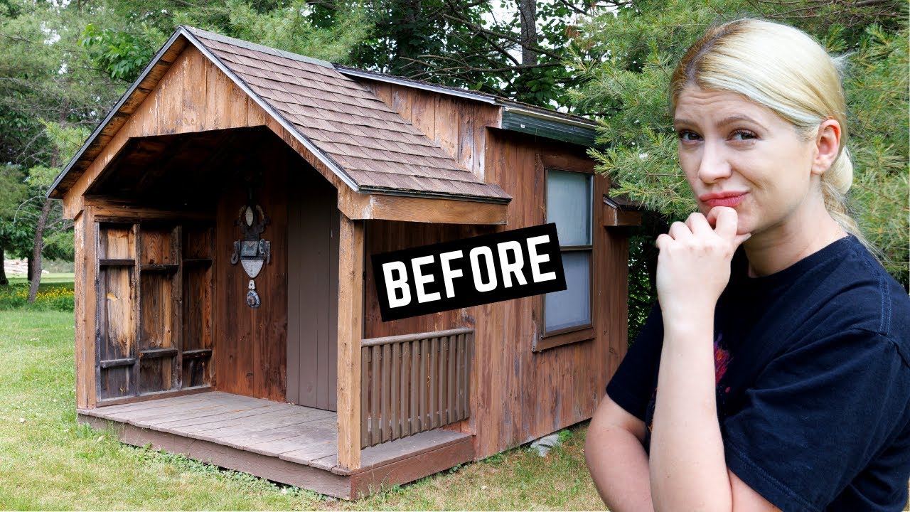 20-Year-Old Shed Transformation - How to Bring Your Old Shed Back To Life