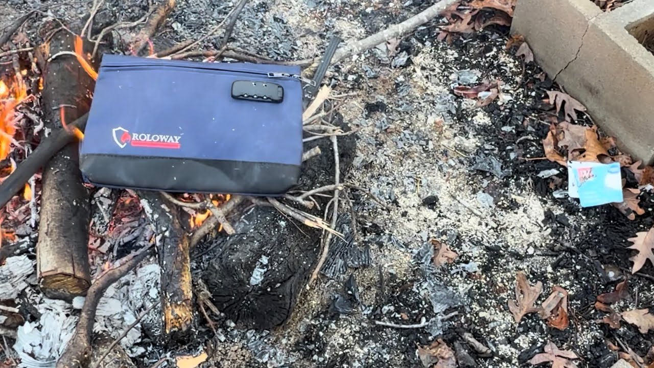 Настоящее испытание на огнестойкость! Действительно ли огнестойкий мешок Roloway огнестойкий?