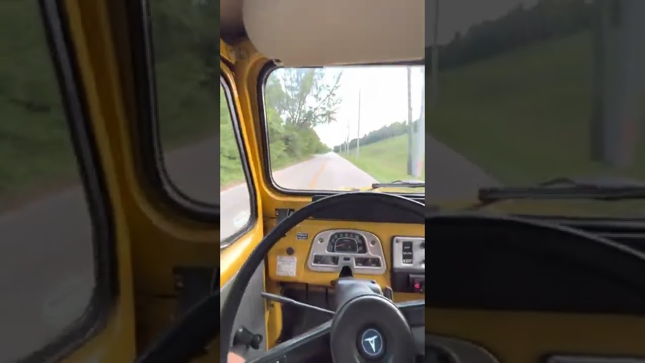 1979 Toyota fj43 Mustard Yellow Test Drive