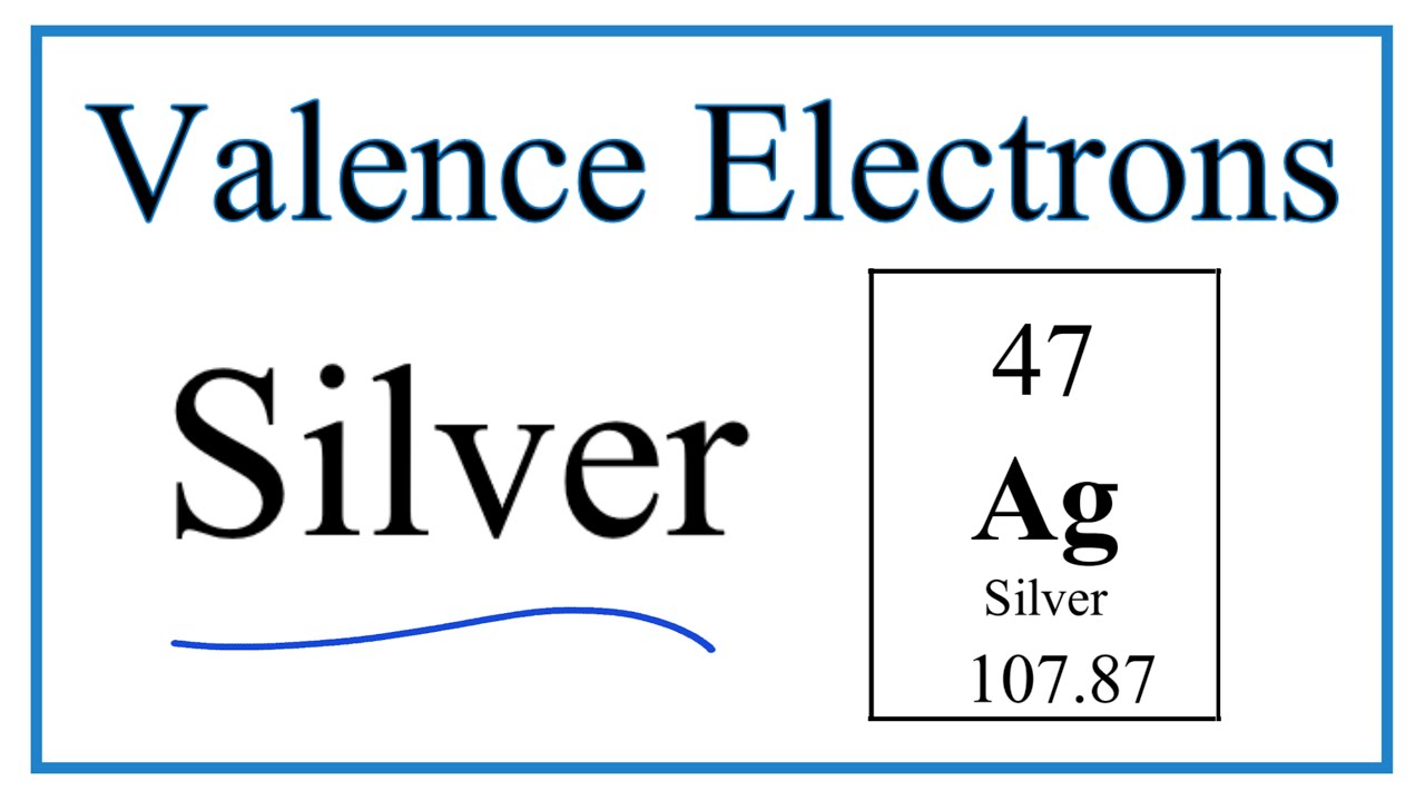 How to Find the Valence Electrons for Silver (Ag)