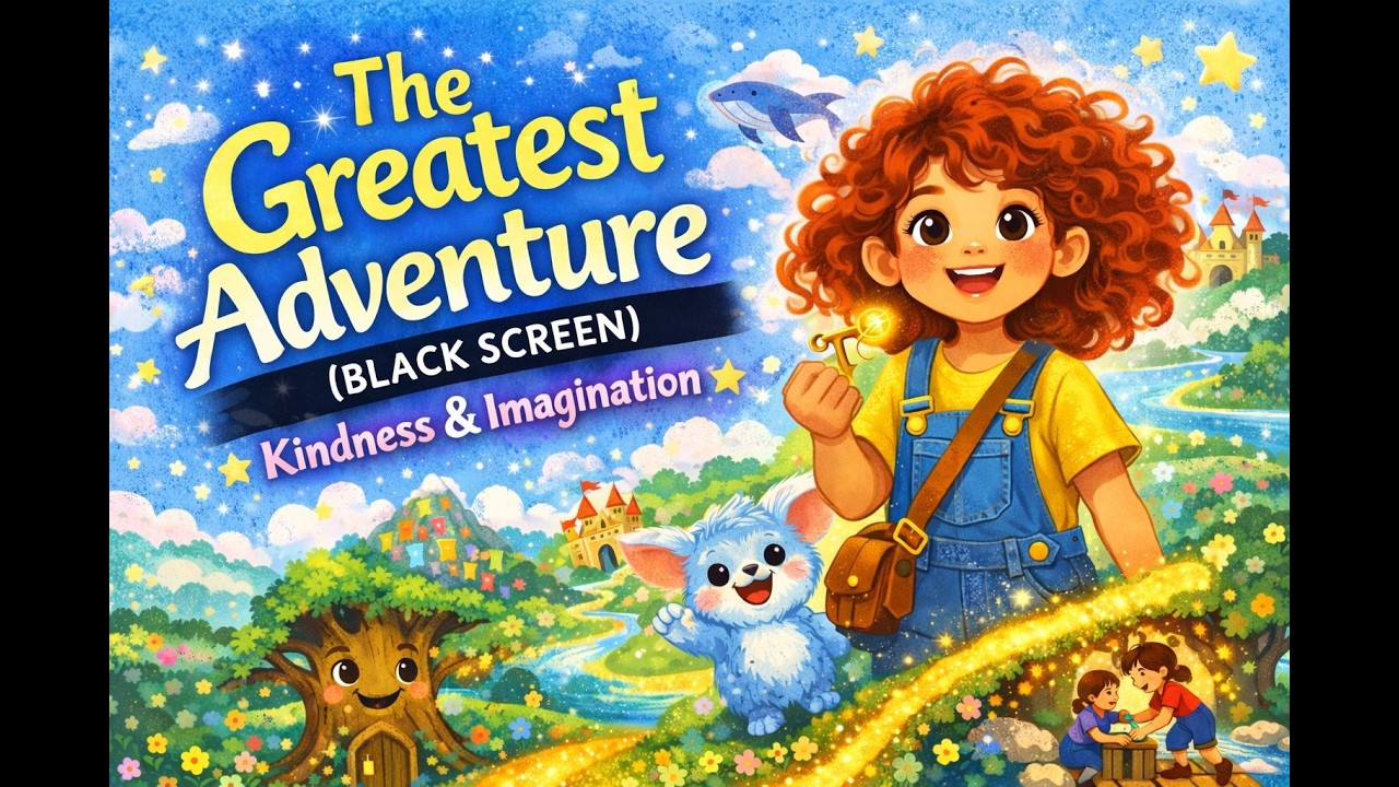 🖤 Black Screen | The Greatest Adventure 🌙✨ (Calm Story Time)