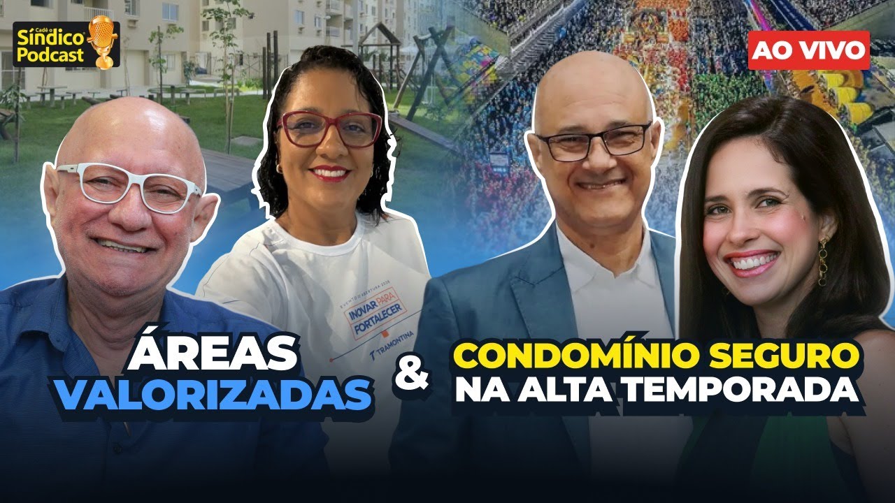 Áreas comuns valorizadas e gestão eficiente no carnaval e férias