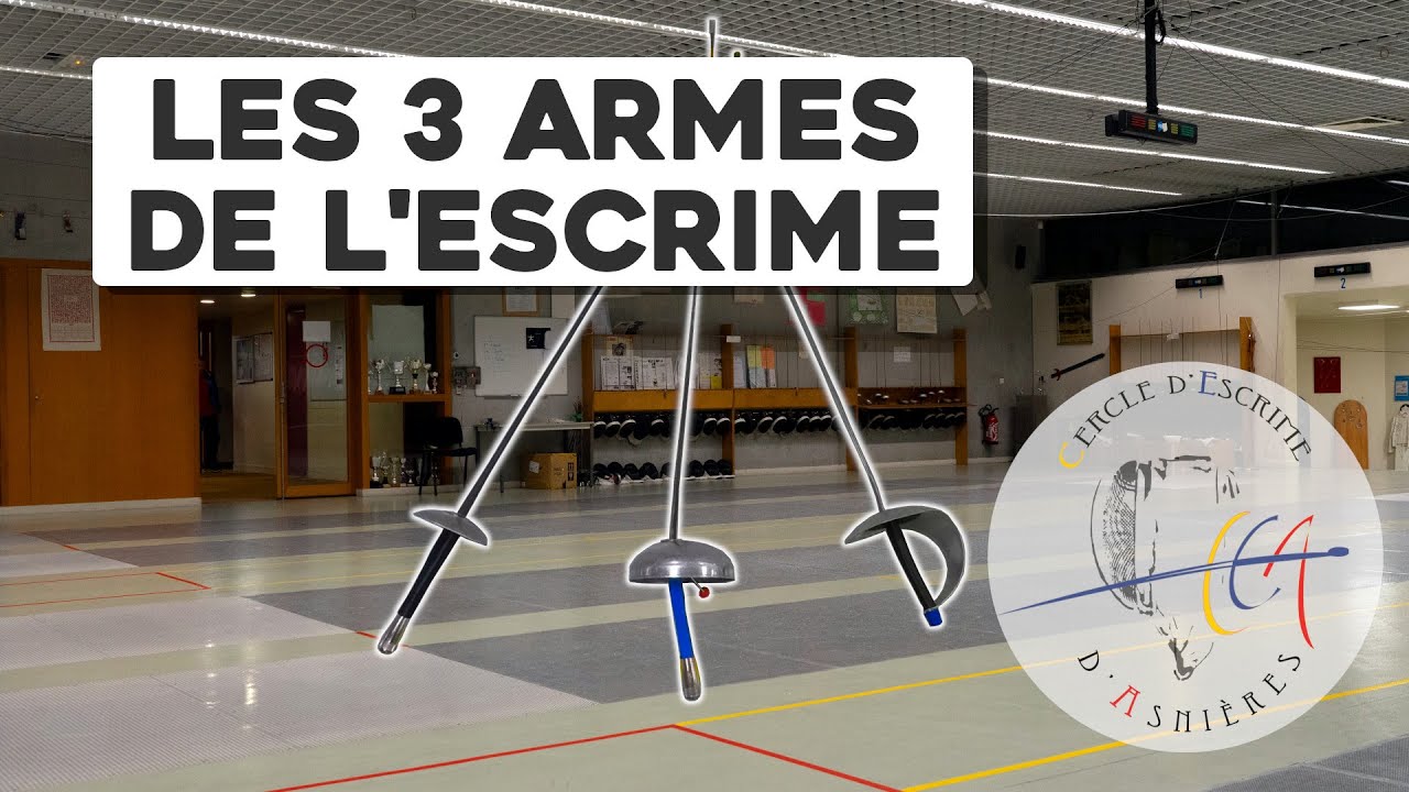 🤺 Les trois armes de l'escrime
