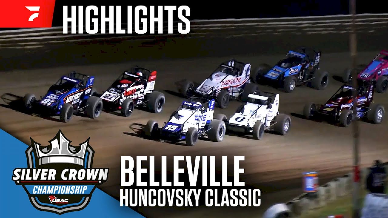 𝑯𝑰𝑮𝑯𝑳𝑰𝑮𝑯𝑻𝑺: USAC Silver Crown | Belleville High Banks | Huncovsky Classic | May 17, 2025