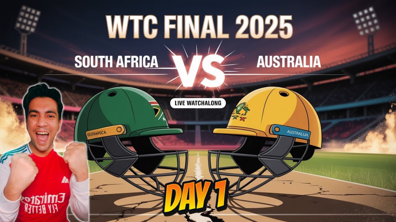 South Africa vs Australia | World Test Championship Final 2025 Watchalong! ( Day 1 )