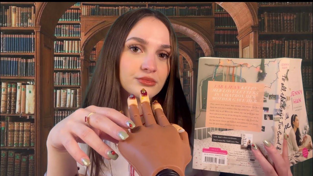 ASMR Doing your manicure for $5 in the schools library 📚 🫠🤫