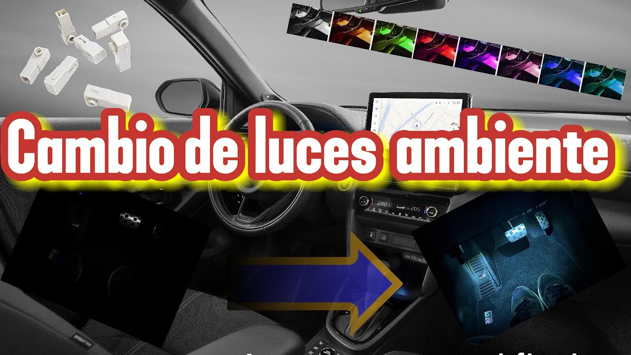 BRICO: Cambio de luces de ambiente en Yaris Cross