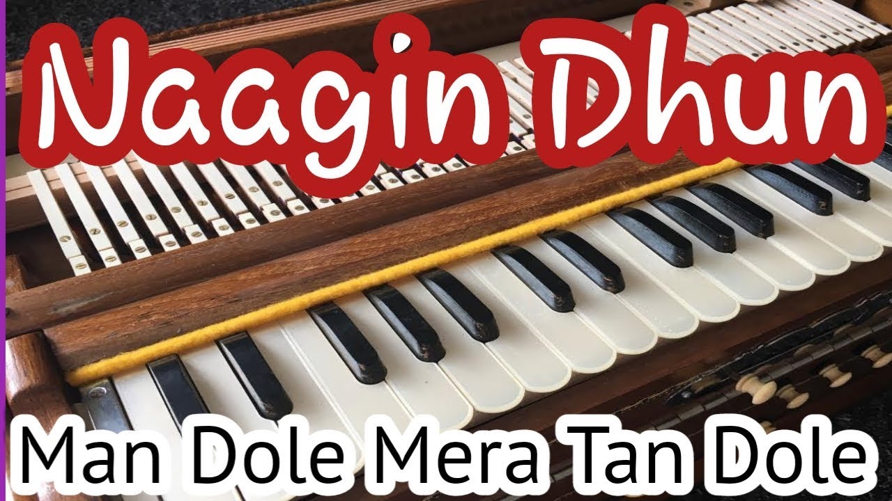 नागिन धुन - मन डोले मेरा तन डोले (Harmonium/ Notations/ Tutorial / Lesson )/ How to play