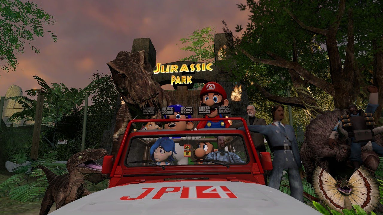 Jurassic Mario park full movie (smg4 fan animation)