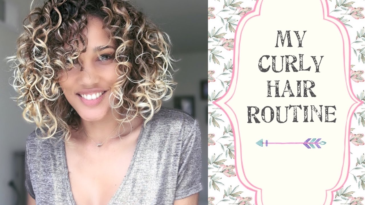 My Curly Hair Routine - Mixed Hair - Damaged Hair.