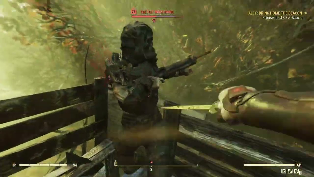 Fallout 76 | Knife Fights with Cultists in Moth-Home