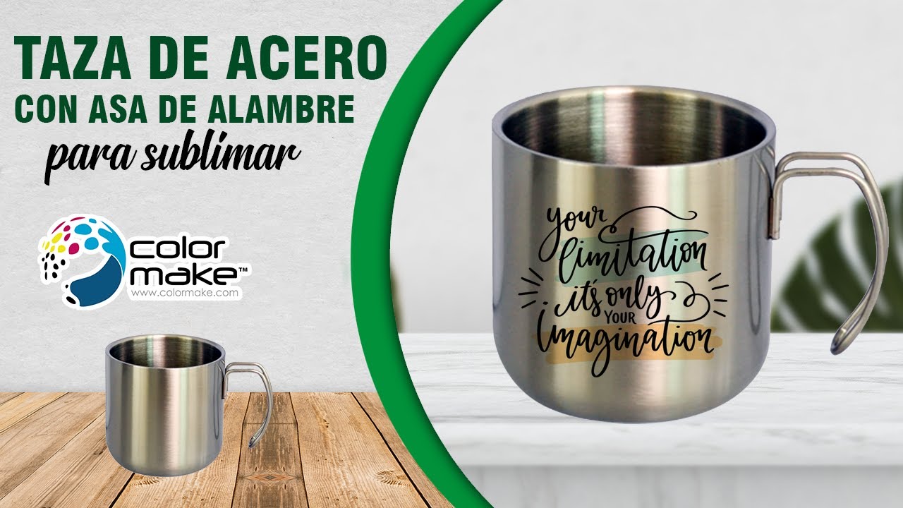 ¿Cómo sublimar una taza de acero? ¡Incluye TIPS! l Color make